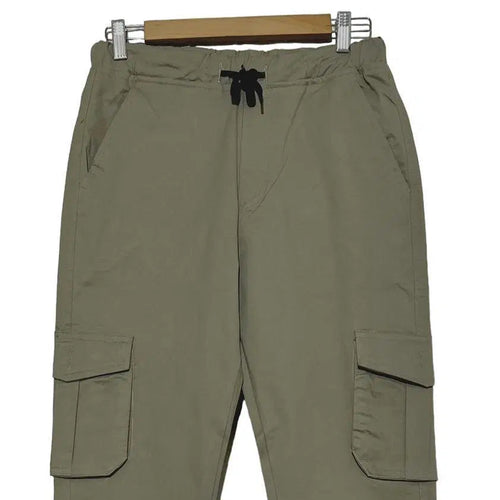 1 Pc Men's Cotton Plain Cargo Pants