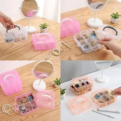 Chic Pink Jewellery Box - 1 Pc for All Your Treasures
